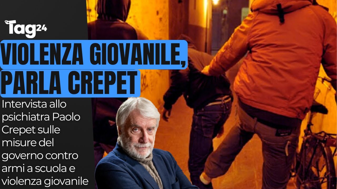 Armi a scuola e violenza giovanile, intervista al prof. Paolo Crepet