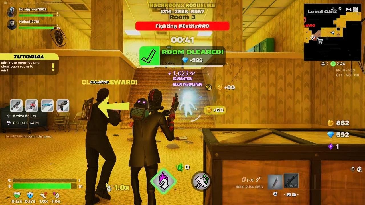 FORTNITE the backrooms...
