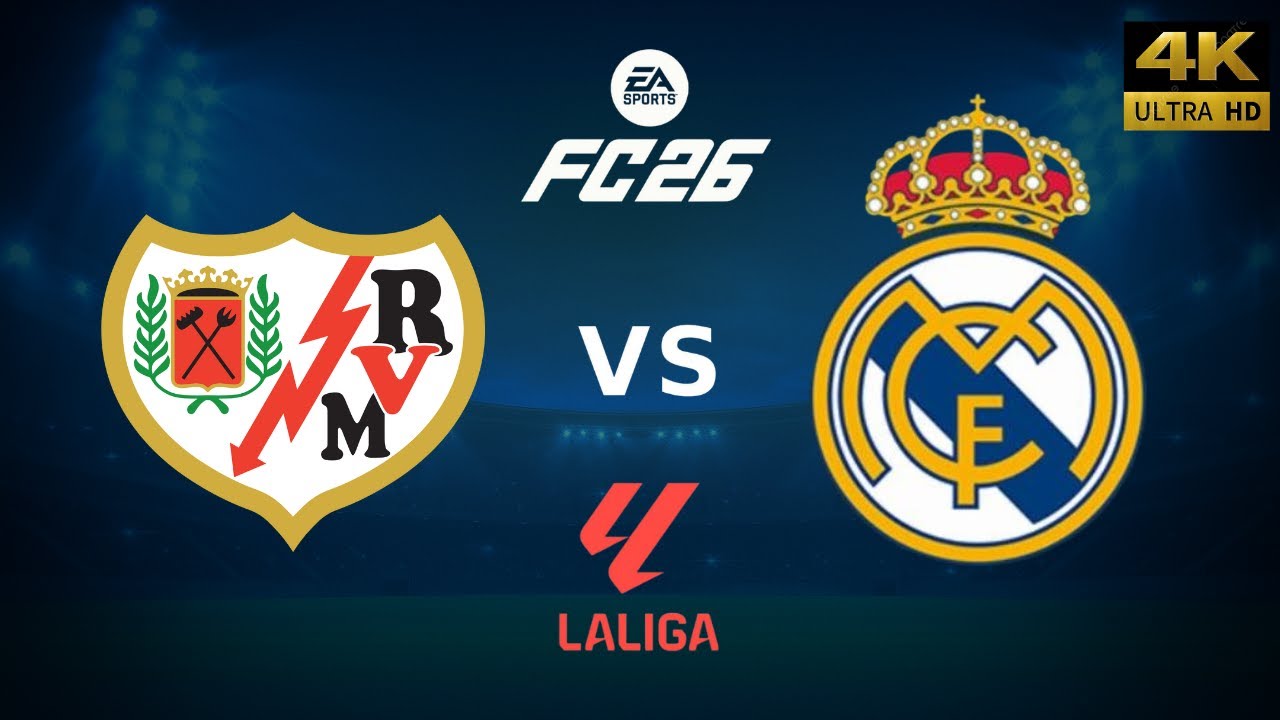 FC 26 - Rayo Vallecano vs Real Madrid - LaLiga 25/26 Full Match - PC [4K60]