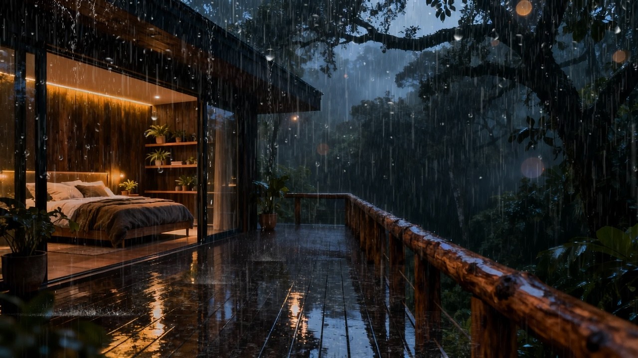 Sleep Well in Less Than 5 Minutes | Soothing Night Rain Sounds in the Forest 🌲 #2