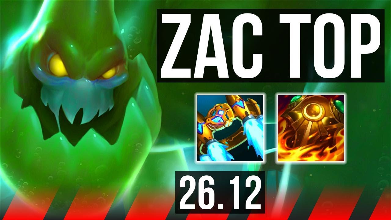 ZAC vs YONE (TOP) | Good KDA: 7/1/10 | KR Grandmaster | 26.12