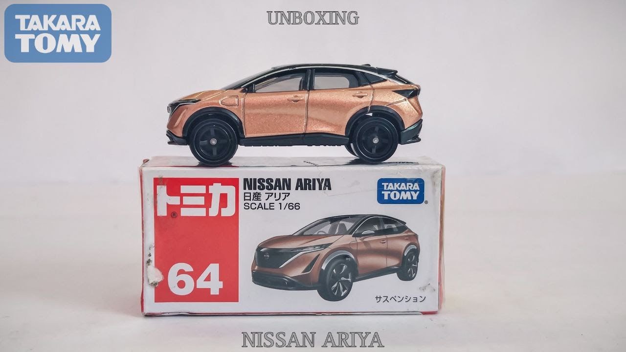 Unboxing of Takara Tomy Nissan Ariya | Diecast Car Collections | 1:64 Scale Model Cars | ASMR