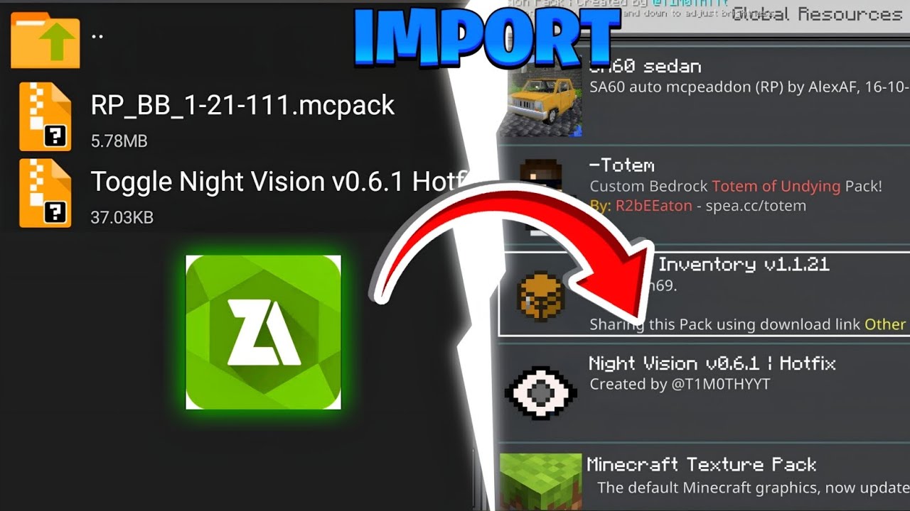 HOW TO IMPORT YOUR MODS IN YOUR MINECRAFT PE 🤩 | MINECRAFT |