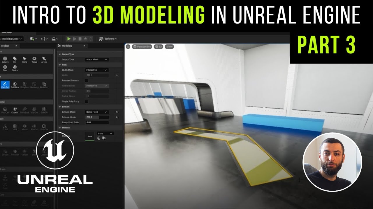3D Modeling in Unreal Engine 5.1 - Part 3