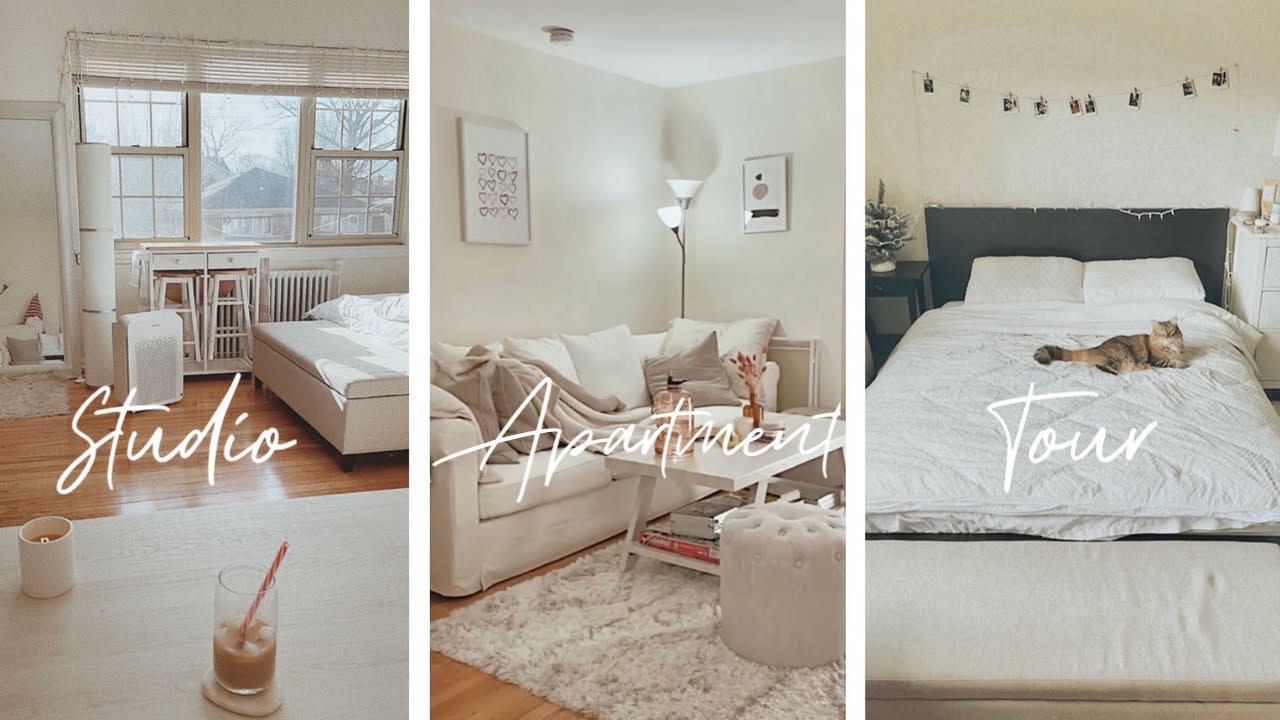 STUDIO APARTMENT TOUR | 415 SQ FT IN NEW JERSEY | SMALL SPACE DECOR INSPO | JOANIE
