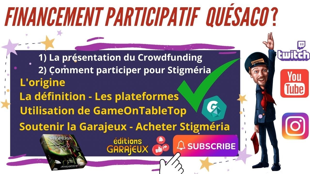 Financement participatif - Crowdfunding Je vous explique tout ! Et comment contribuer &agrave; Stigm&eacute;ria ?
