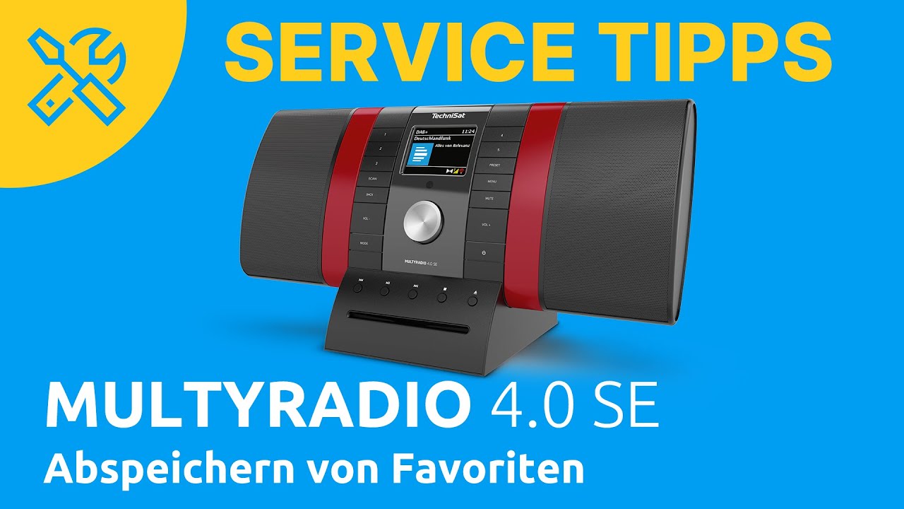 TechniSat Service Tipps | MULTYRADIO 4.0 SE | Abspeichern von Favoriten