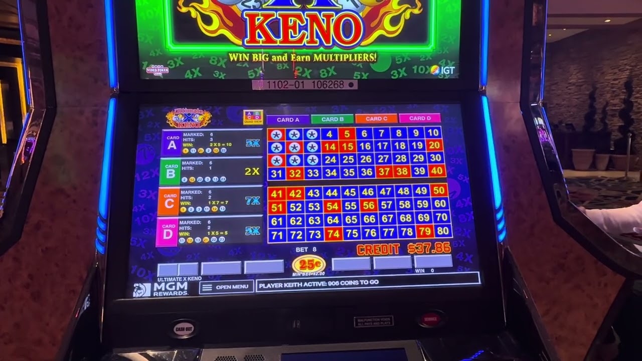 Ultimate X Keno at Beau Rivage Biloxi!