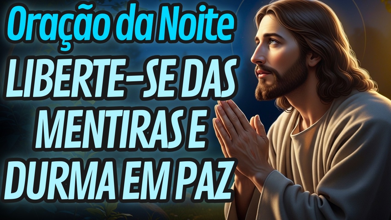 DEUS CHAMA VOCÊ DE VOLTA À VERDADE HOJE ✝️ Oração da Noite de Hoje