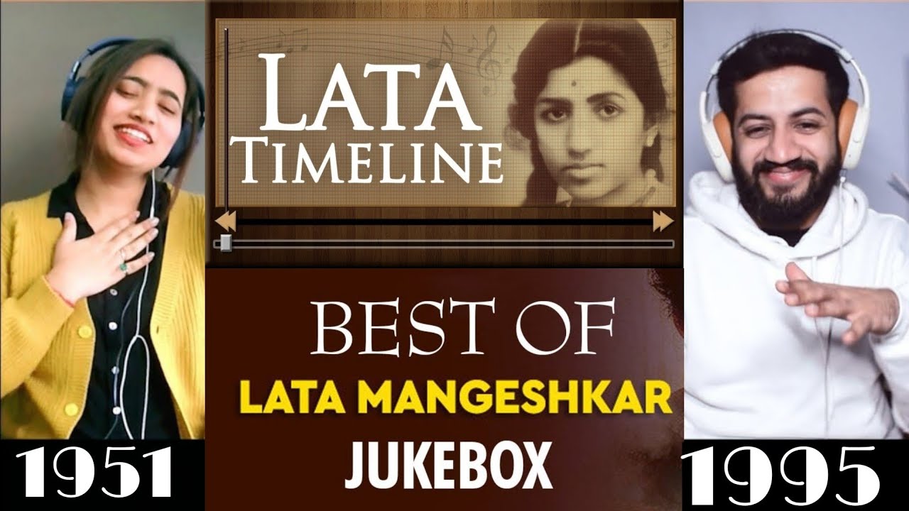 Lata Mangeshkar Evergreen Old Songs (1951 - 1995) | Reaction