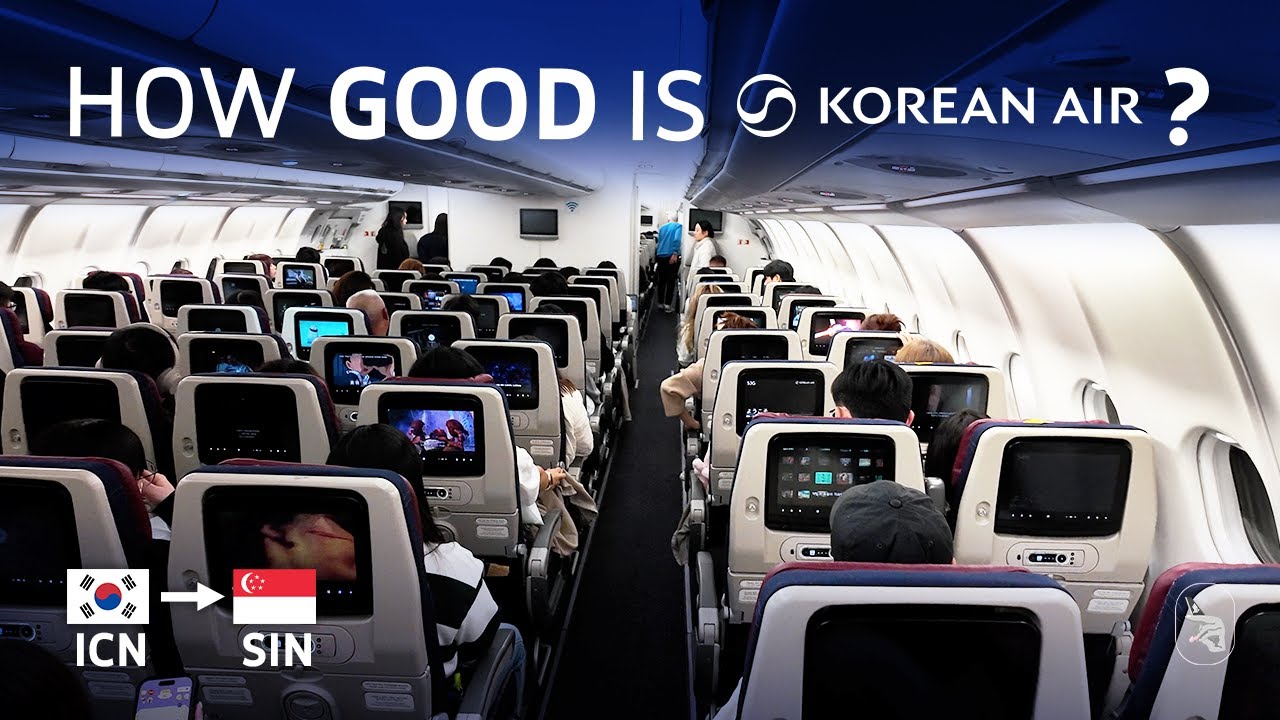 6 Hours in KOREAN AIR Economy – Worth It? | Seoul to Singapore Flight Review ✈️