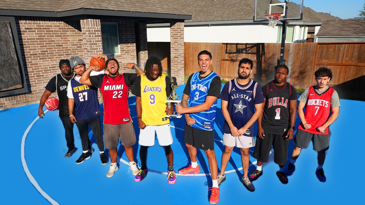 HEATED 1V1 Backyard NBA Playoffs Basketball Tournament (NEW COURT!)