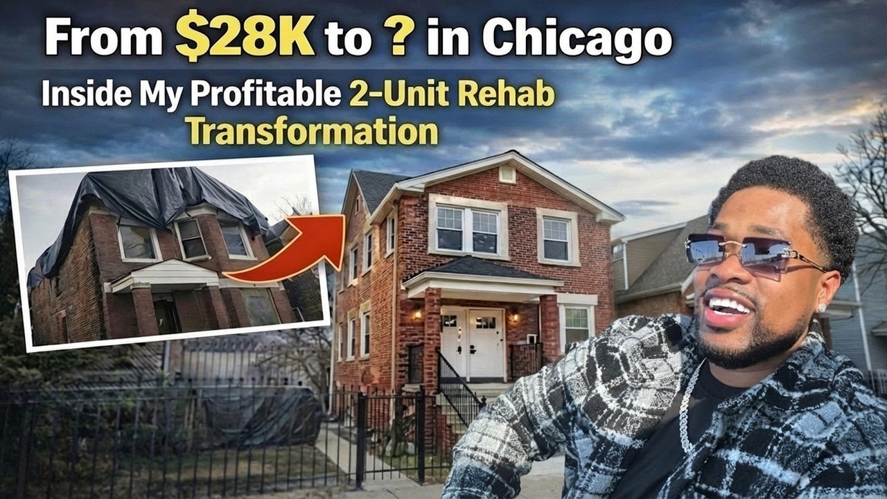 From $28K to $500K in Chicago - Inside My Profitable 2-Unit Rehab Transformation