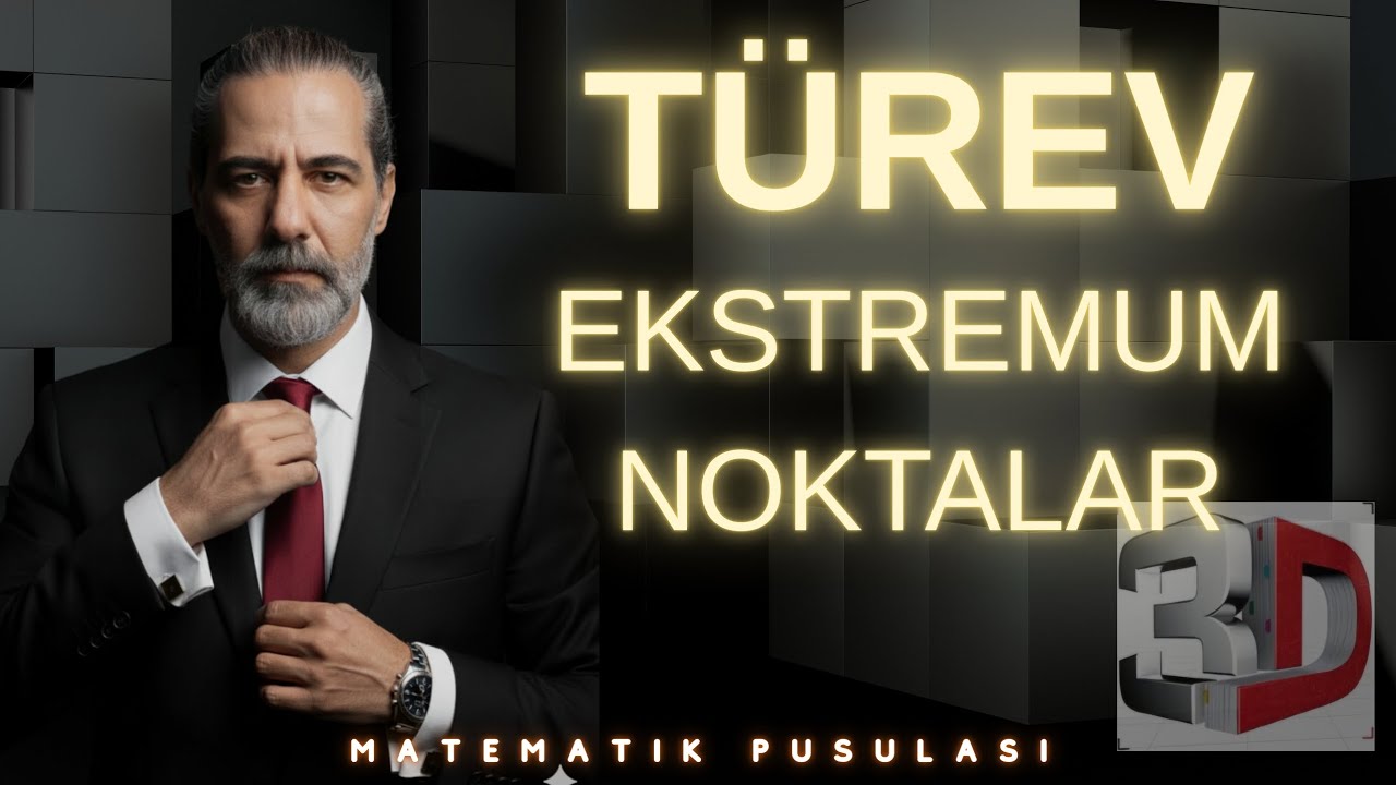 3D YAYINLARI VDD AYT MATEMATİK TÜREV EKSTREMUM NOKTALAR 