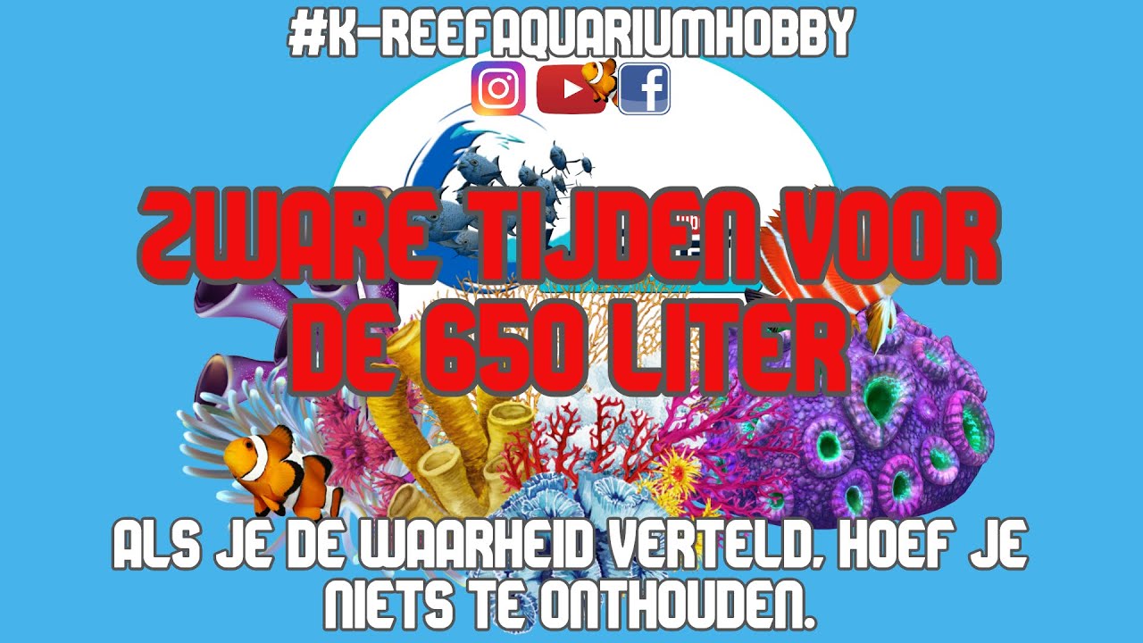 650Liter Zeewater aquarium bijna gecrashed, en het was mijn fout!