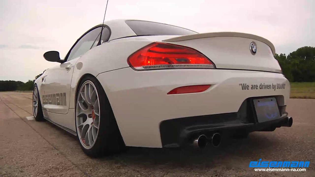 Eisenmann E89 Z4 35i Race Performance with 4x76mm Quad tips