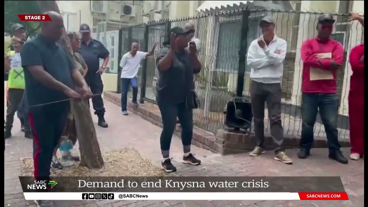 Knysna residents frustrated over water crisis