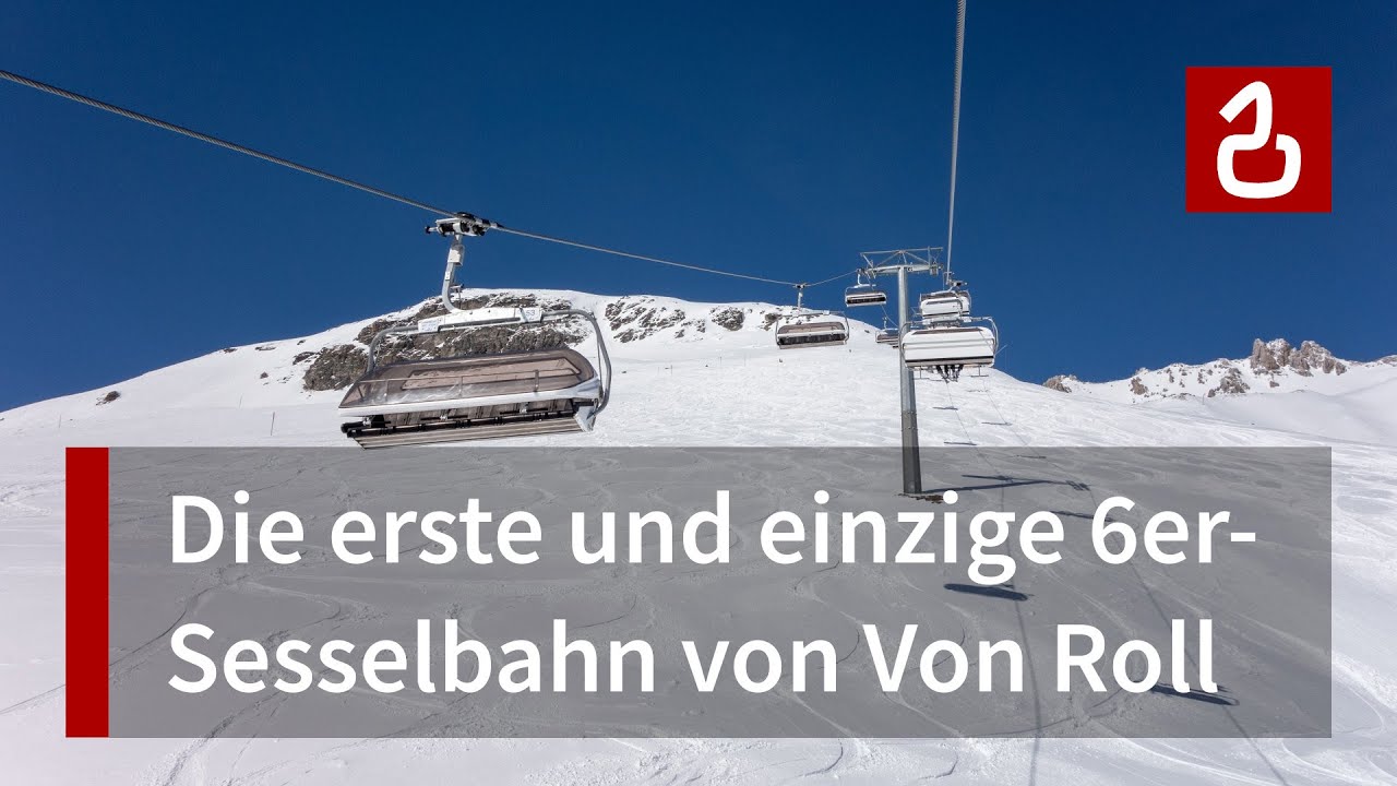 Von-Roll-Unikat | Sesselbahn Marguns - Trais Fluors in Celerina - St. Moritz