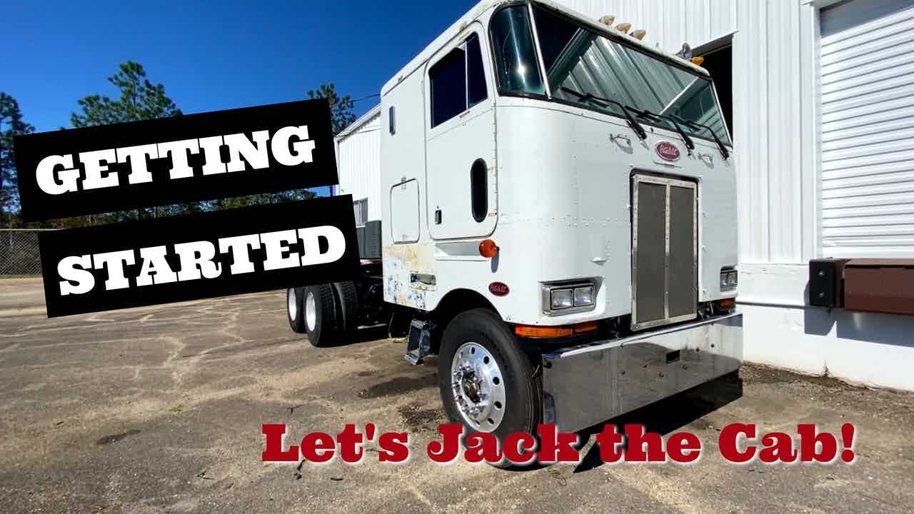 Jacking Up the Cab on a Cabover | Putting the pieces together on Peterbilt 362