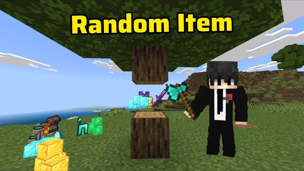 Break The Block Random Item In Minecraft 