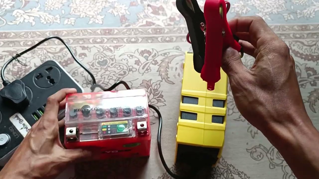 smart battery charger 12V 6A unboxing and test