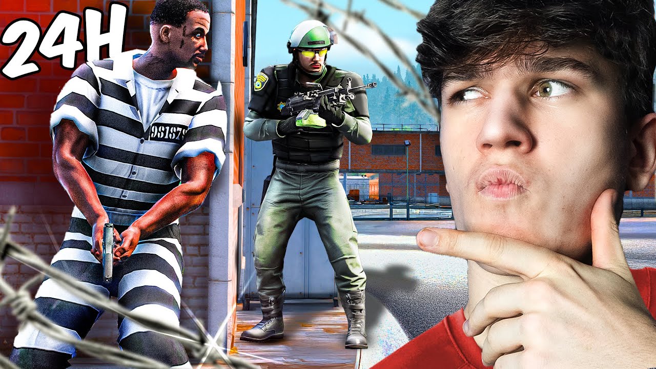 Czy UCIEKNĘ z NAJCIĘŻSZEGO WIĘŹIENIA w GTA V w 24h?😲