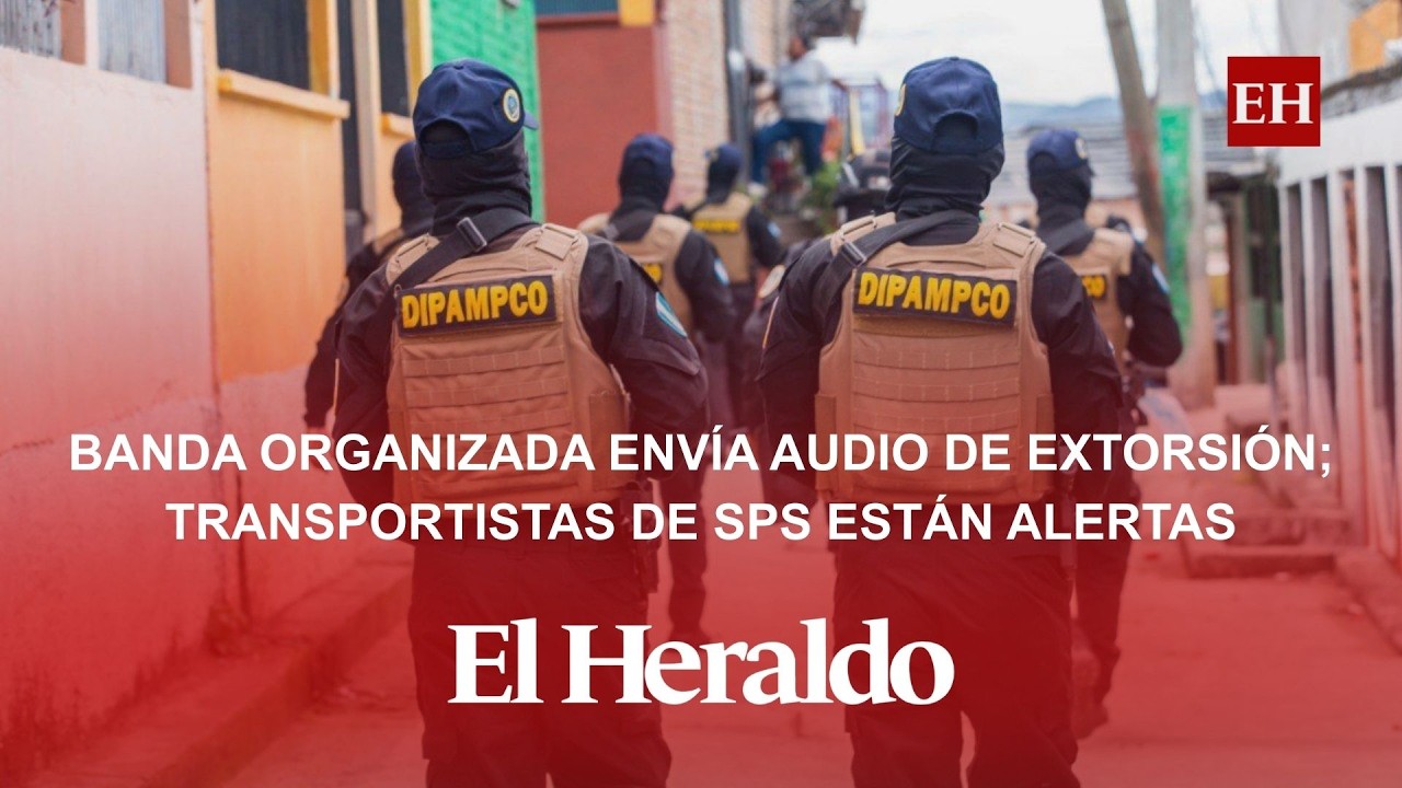 Transportistas de SPS reciben advertencia criminal por audio extorsivo de banda organizada