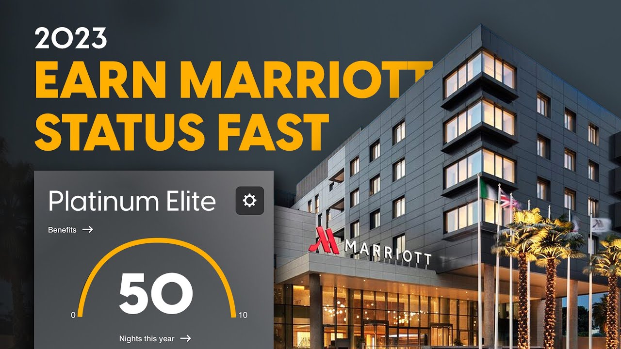 Earn Marriott status the EASY way - 2023 Promotion