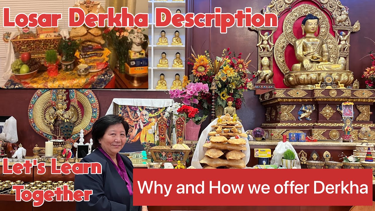 Losar’s Derkha Description | Why and How we offer Dherka | #tibetan #tibetanvlog #losar #gangtok