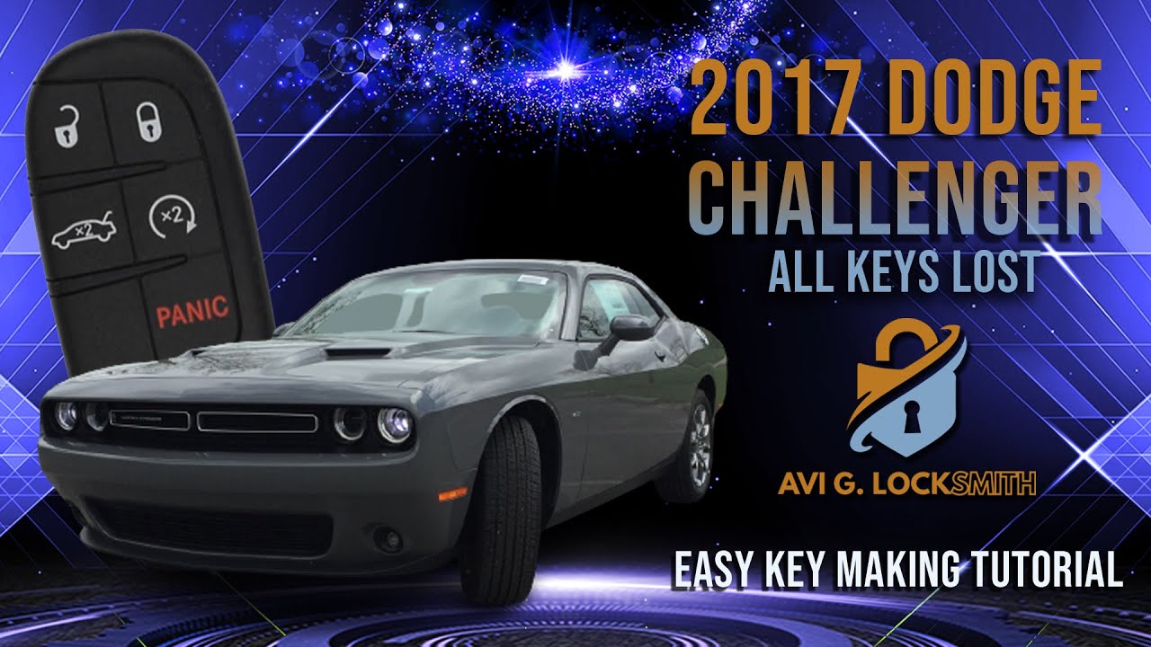 Mastering Key Fob Making: 2017 Dodge Challenger (All Keys Lost) Key Programming Tutorial.