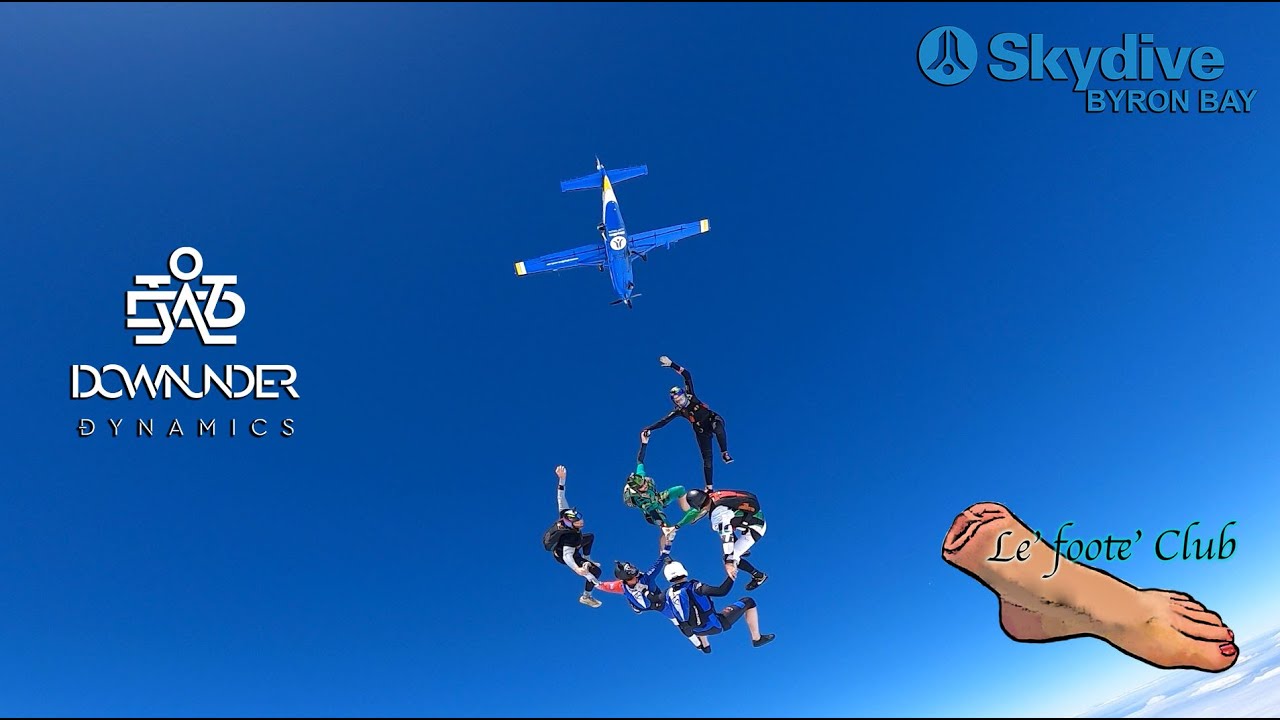 Lé Footé Club - Head up skydiving