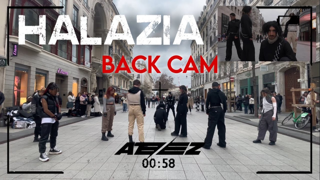 [BACK CAM | KPOP IN PUBLIC | ONE TAKE] ATEEZ (에이티즈) - 'HALAZIA' Dance cover by Gravity Crew France
