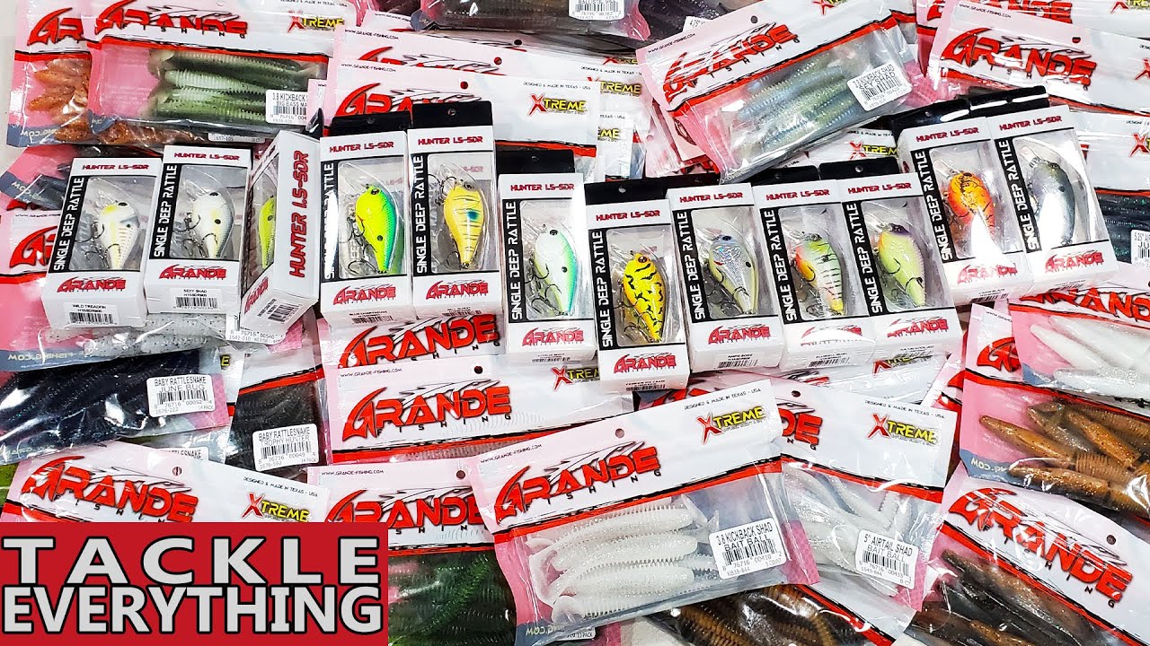 Распаковка ОГРОМНЫХ мягких пластиковых приманок от Grande Fishing (БОНУСНЫЕ приманки)