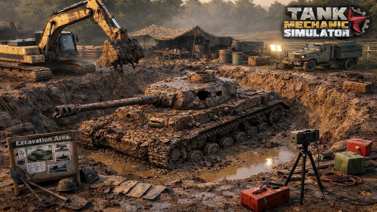 Tank Mechanic Simulator ! Let's Rebuild a Tank !