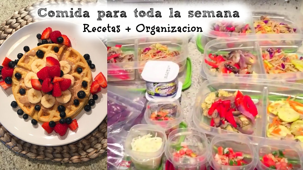 Como organizarte para comer Sano: Recetas + Organización (Ep 3)