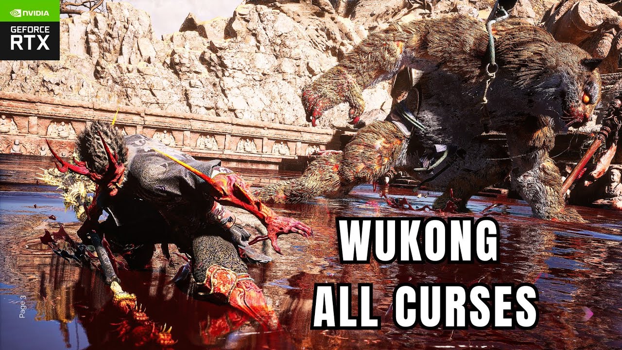 Three Tigers All 9 Curses No Damage Gauntlet Of Legends | Black Myth Wukong