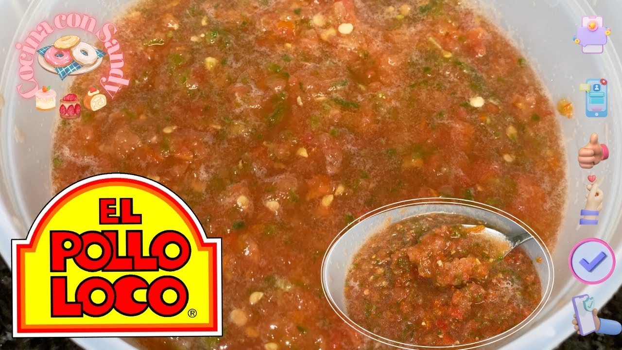 Salsa🔥Roja Estilo EL POLLO LOCO Picosita 🔥 Sencilla de preparar Super Deliciosa!!!