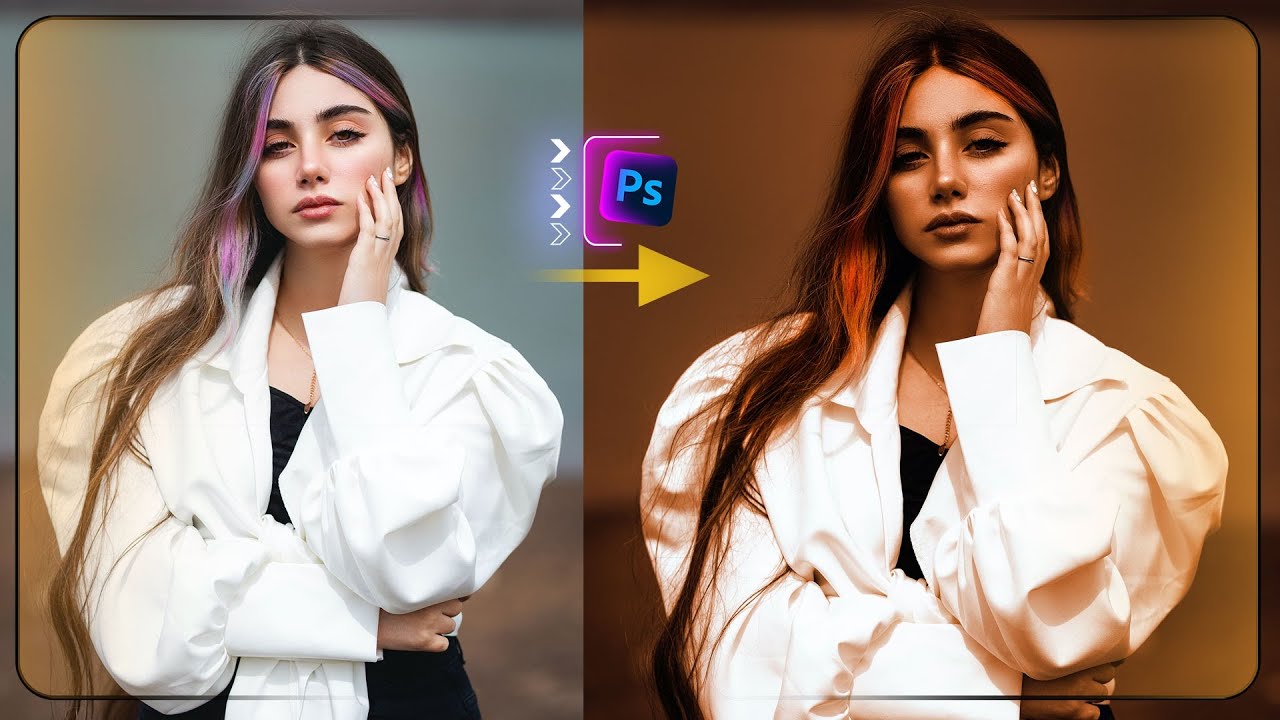 ادیت عکس در برنامه ی فتوشاپ 😱