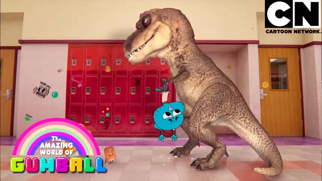 Gumball e sua briga com Tina Rex | O Incrível Mundo de Gumball | Cartoon Network 🇧🇷