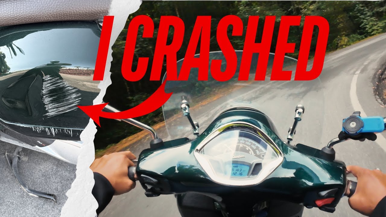 I Crashed my Vespa GTS 300... The Dark Side of Our Italy Tour | Road to Cinque Terre