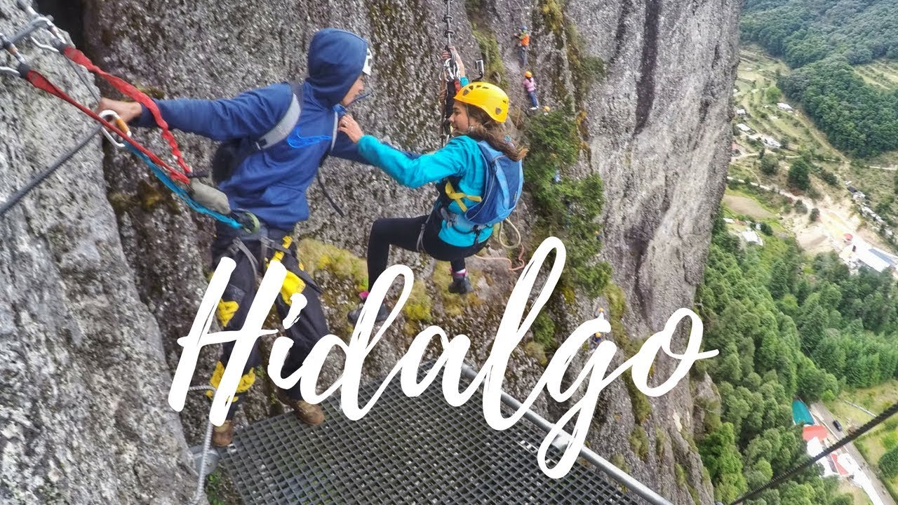 ¡ESTO ES LO MÁS EXTREMO QUE HE HECHO! VÍA FERRATA, HIDALGO