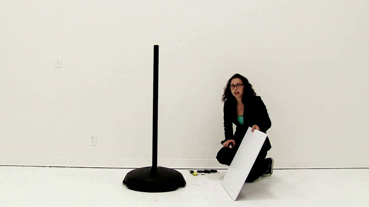 Portable Sign Pole