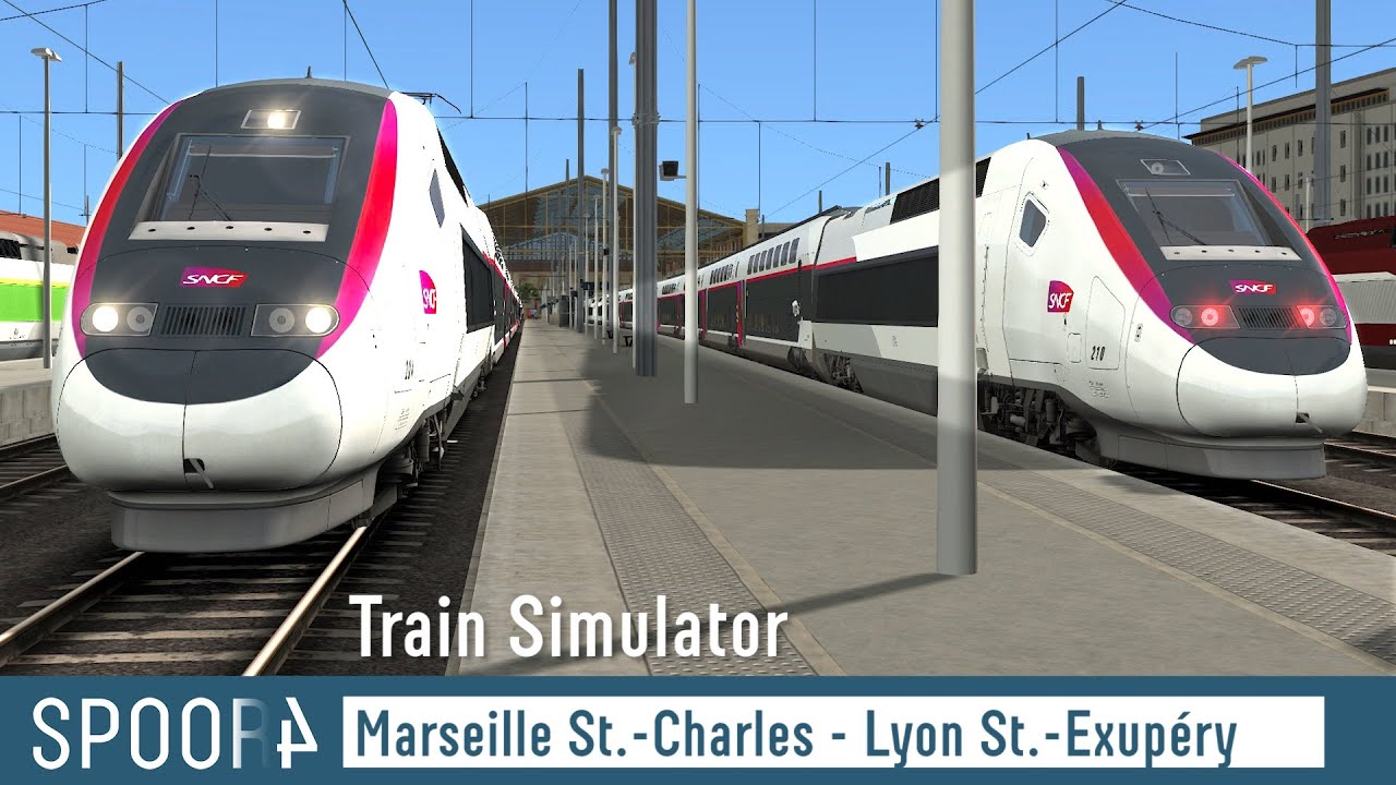 Train Simulator: Marseille Saint-Charles - Lyon Saint-Exupéry with SNCF TGV Duplex