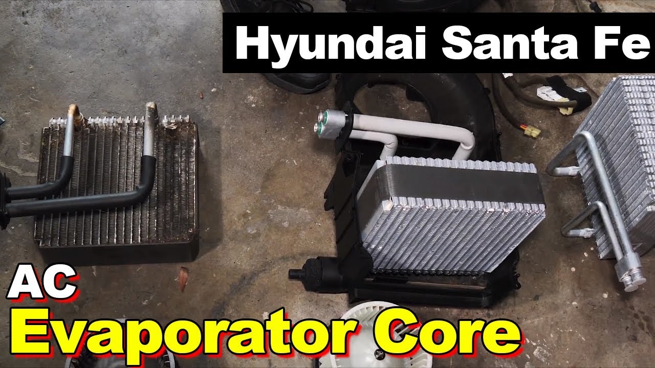2003 Hyundai Santa Fe AC Evaporator Core & Dashboard