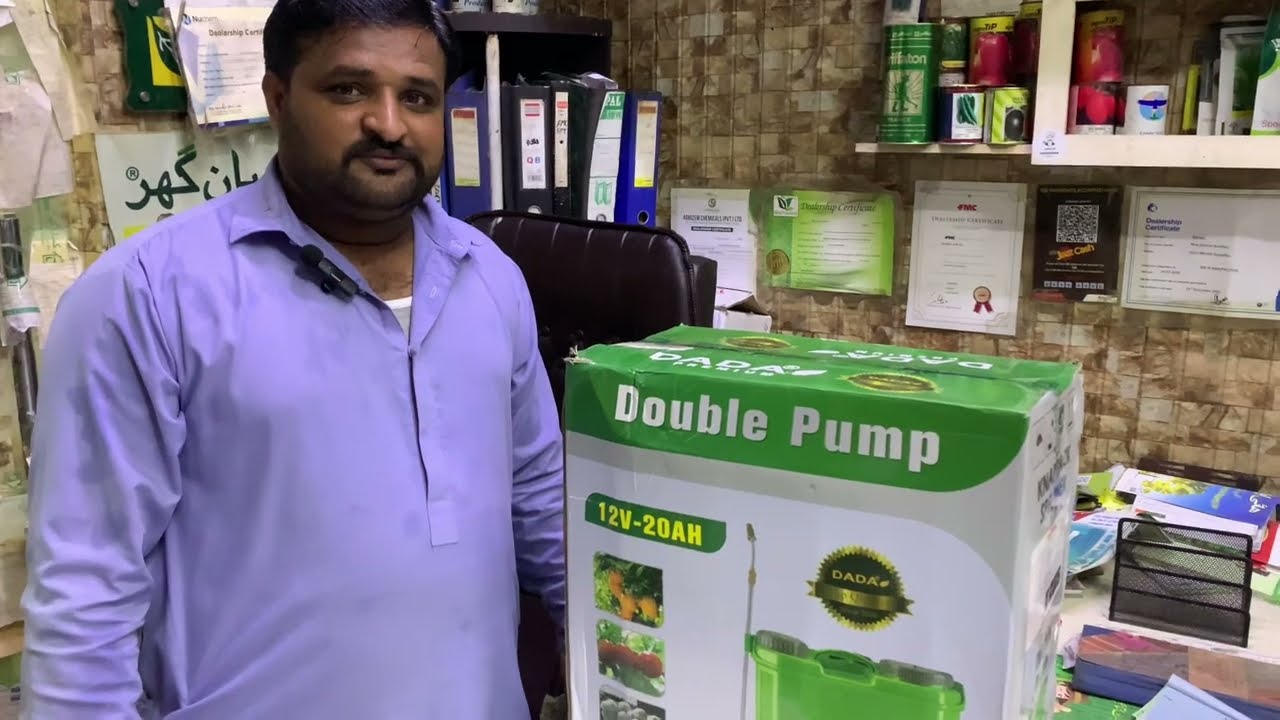 12v 20amp/18amp Electric Knapsack Battery Sprayer Double Pump Dada Charging Spray Machine Spray Pump
