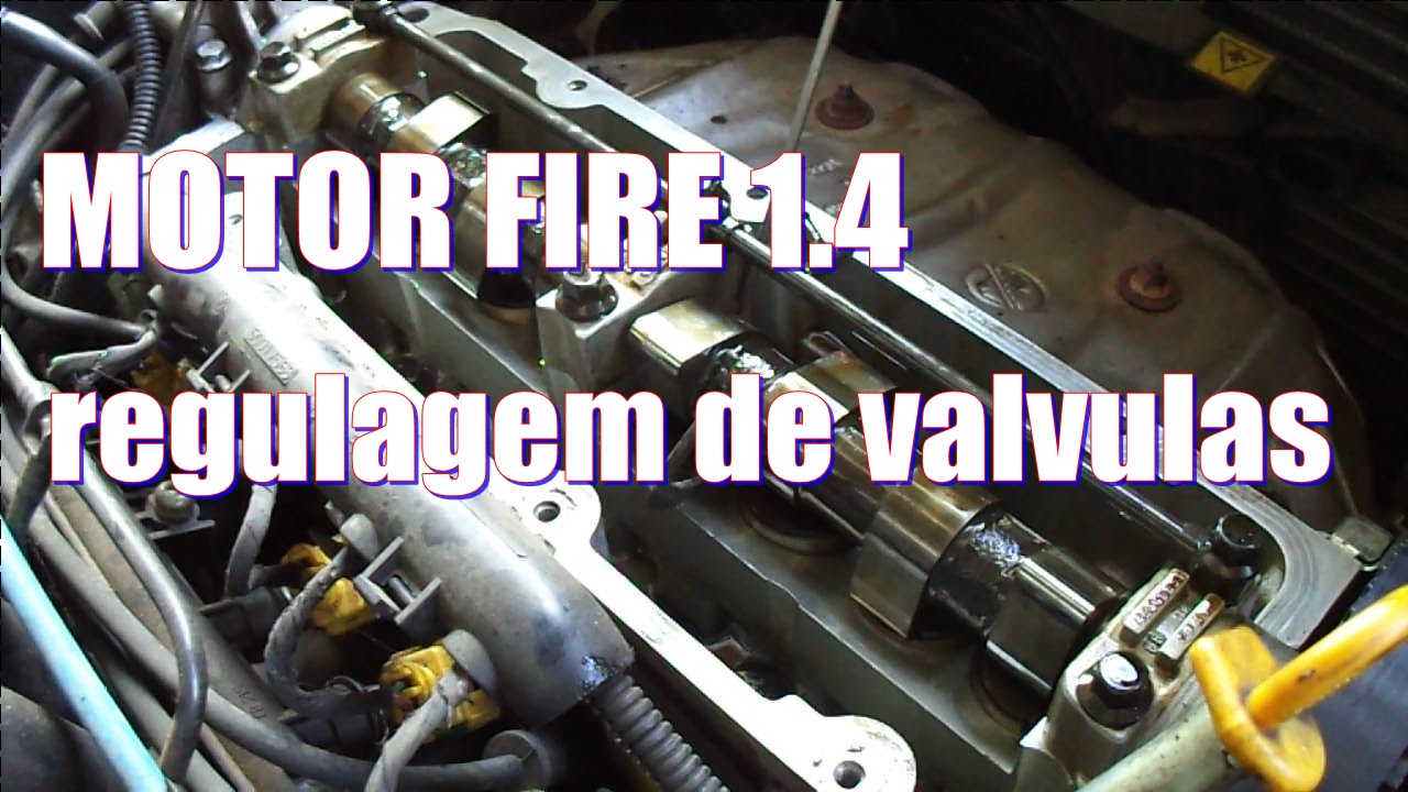 Motor FIRE 1.4 8V - regulagem de valvulas - pick -up strada - MECANICA MGR 2016 (HD)