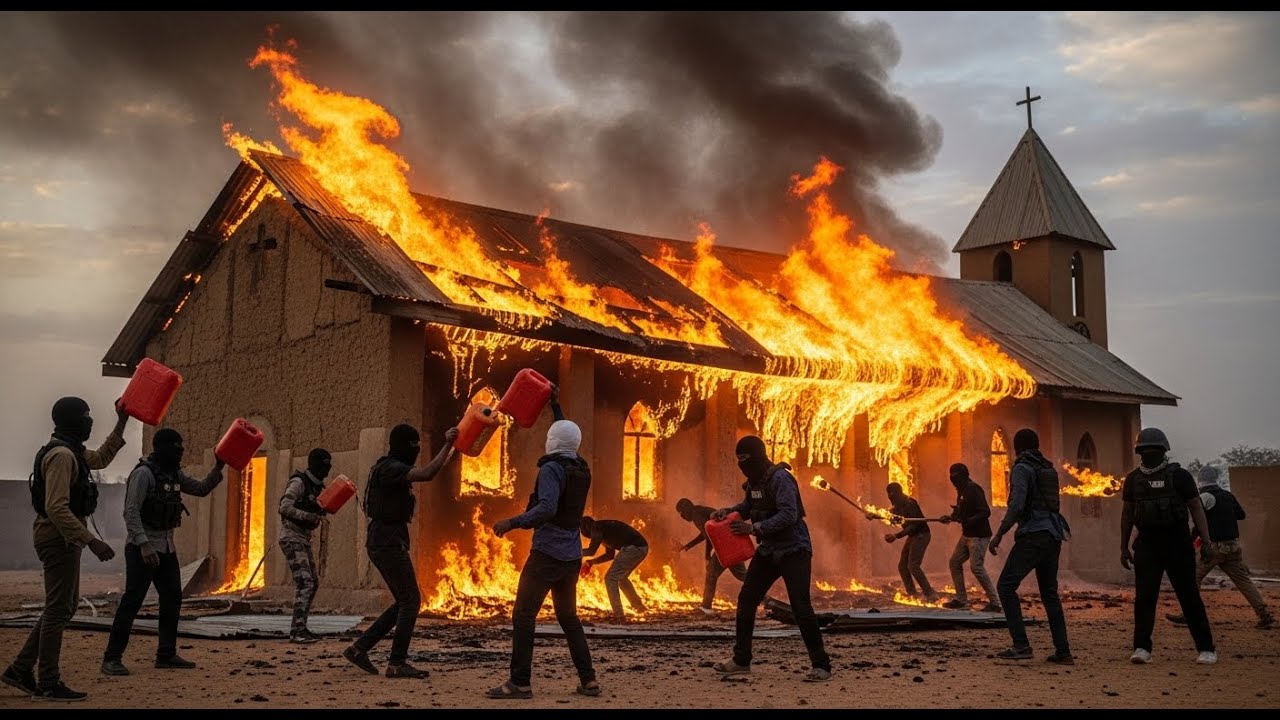 En Sudán, INCENDIARON una iglesia llena de CRISTIANOS… pero el MILAGRO de Dios apagó las LLAMAS.