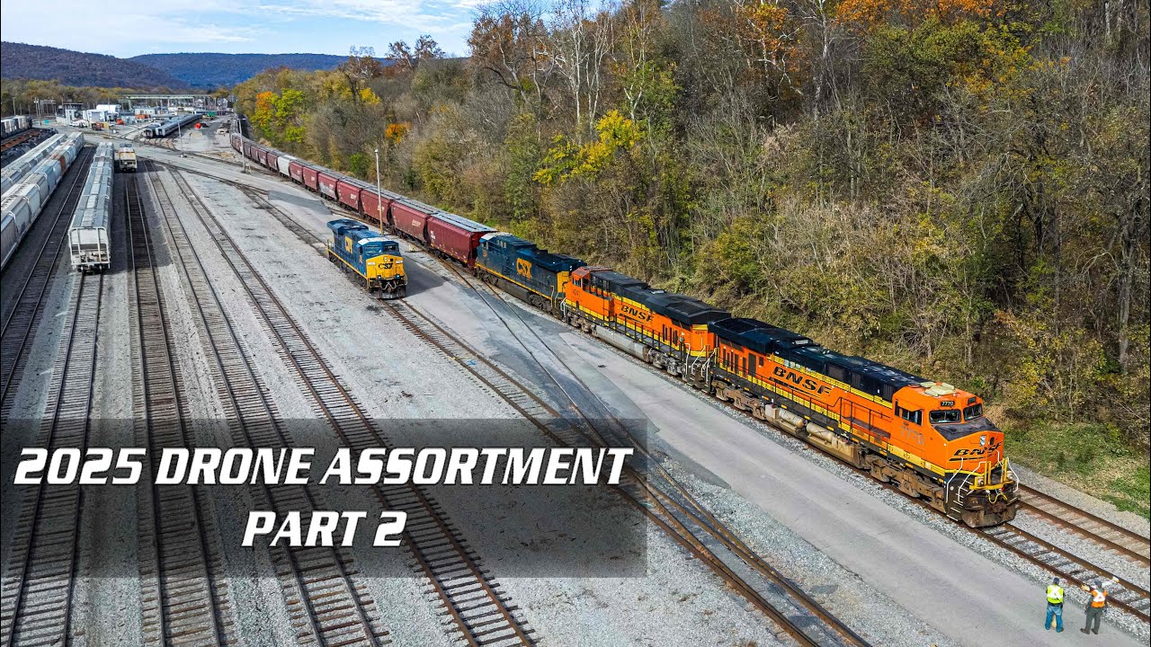 DRONE RAILFANNING COMPILATION - PART 2 | 2025