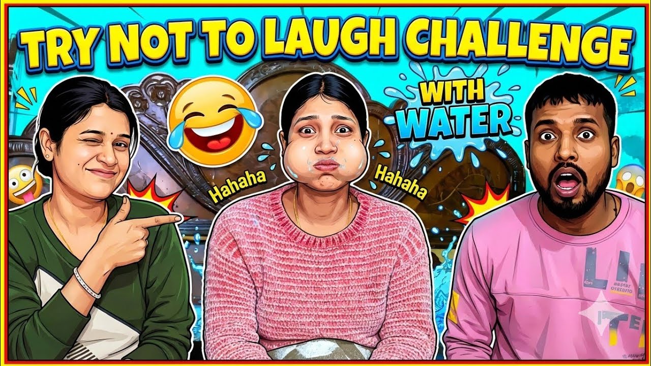 Try Not To Laugh Challenge With Water !(Hassi Roki Nahi Gayi 😂)
