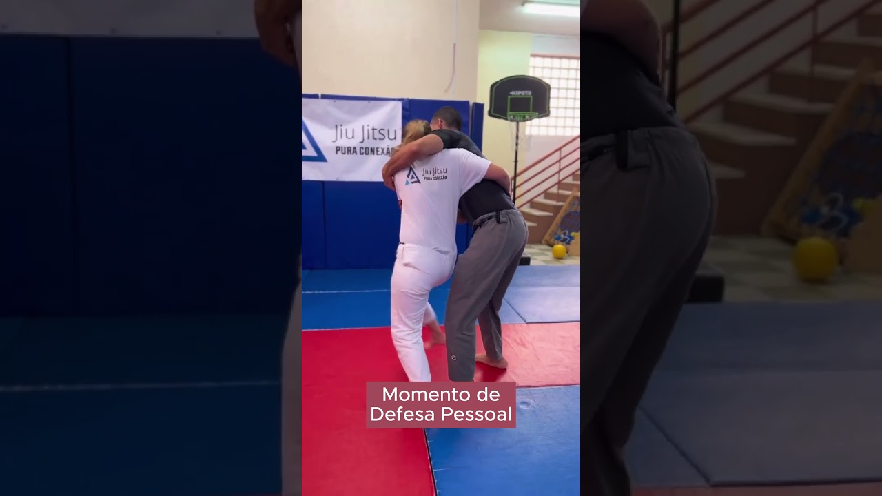 Pis&atilde;o para afastar agressor e derrube #defesapessoal #bjj #jiujitsu #defesapessoalfeminina #lisboa